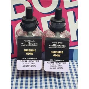 BBW Sunshine Glow FLORAL & UPLIFTING Fragrance Wallflower 2 Refills